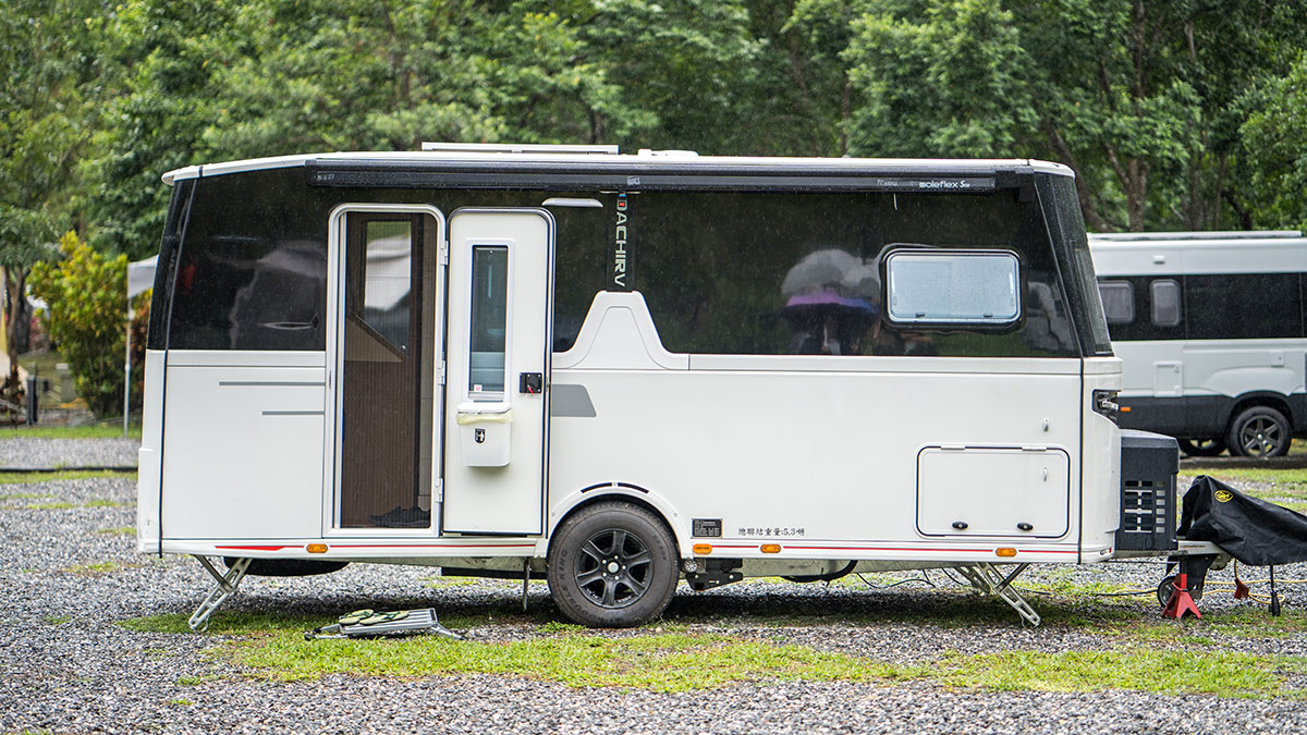 露營拖車是許多露營玩家的夢想目標。（攝影／劉家岳）
