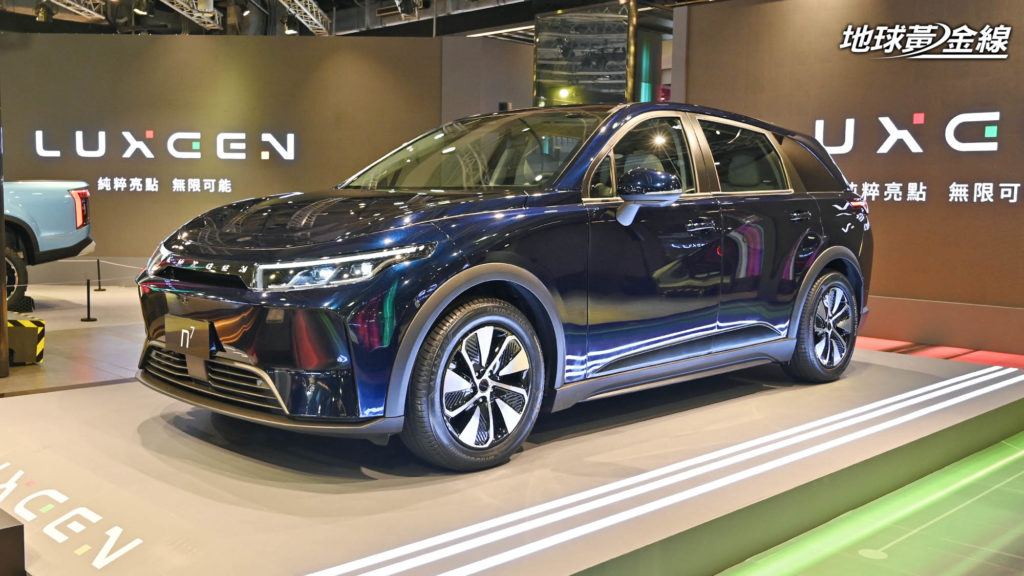 Luxgen n⁷是目前國內唯一國產休旅電動車，上市後可能會吸引一波買氣。（攝影／林先本）